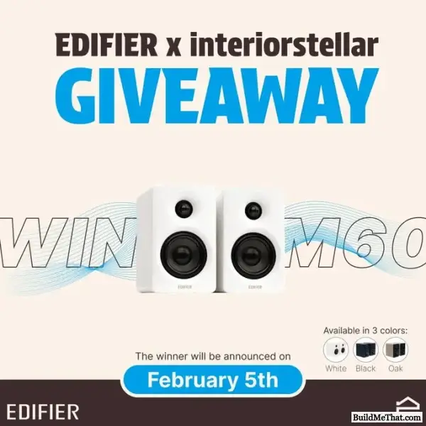 Edifier M60 speakers Giveaway (02/05/2025)