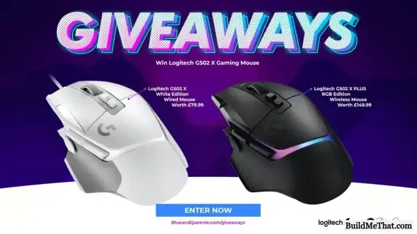 Logitech G502 X Gaming Mouse Giveaway by BlueandQueenie (01/31/2025)