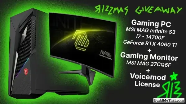 MSI MAG 4060TI Gaming PC And MSI MAG 27” Gaming Monitor Giveaway (01/07/2025)