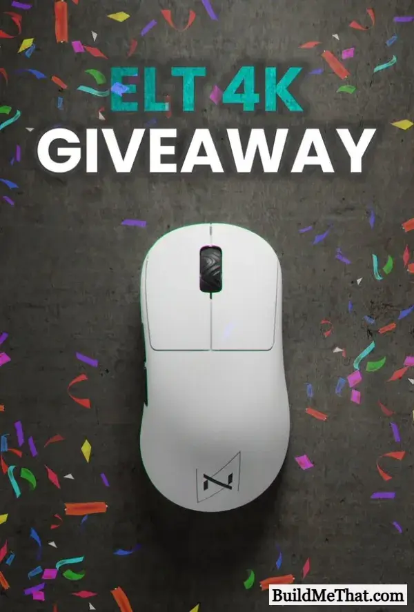 NYF ELT 4K White Gaming Mouse Giveaway