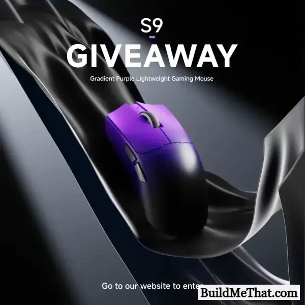 Win A EWEADN S9 Gradient Purple Mouse