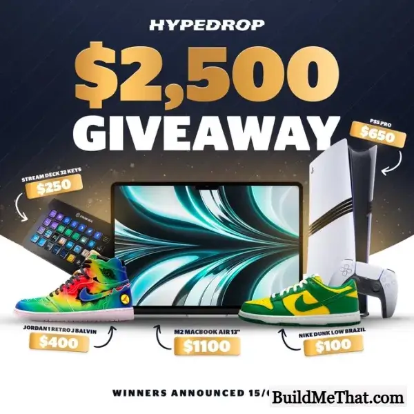 $2,500 Giveaway From HypeDrop $2,500 Giveaway From HypeDrop