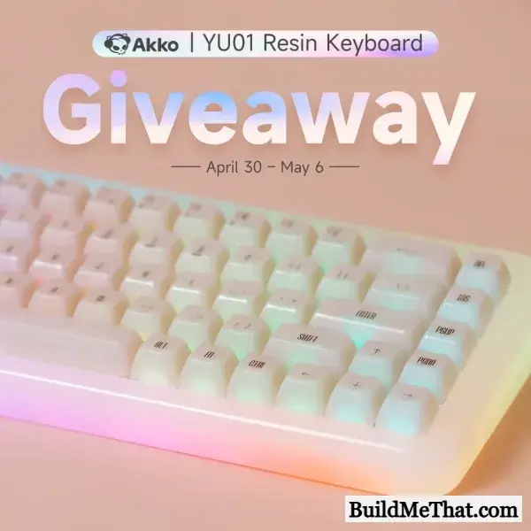Akko YU01 Resin keyboard Giveaway