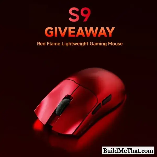 EWEADN S9 Flame Red Mouse GIVEAWAY
