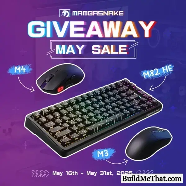 MAMBASNAKE Keyboard Mouse Giveaway