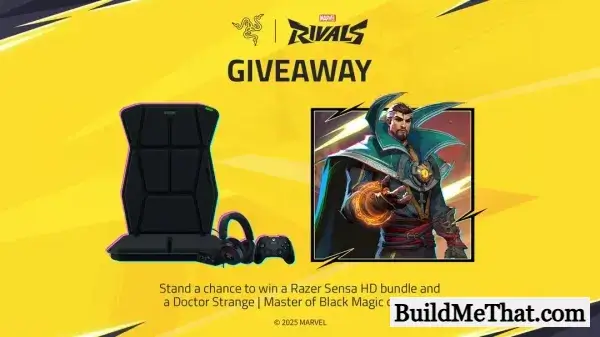 Razer Sensa HD Haptics Bundle Giveaway By Marvel Rivals