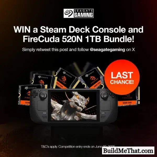 Win a Steam Deck OLED and FireCuda 520N SSD