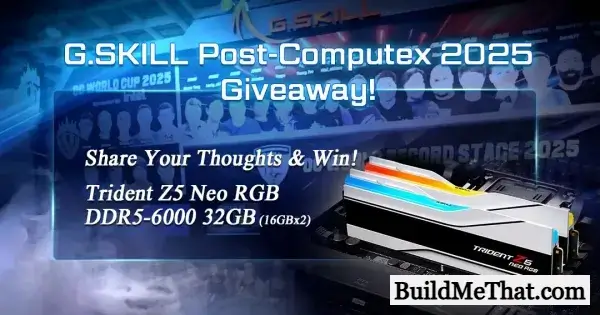 Win Free Trident Z5 Neo RGB DDR5-6000 32GB