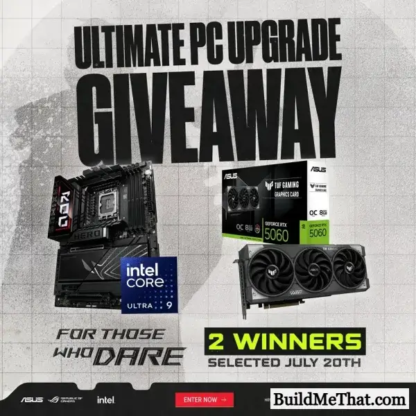 Win Ultimate PC Upgrade From Intel And ASUS ROG (32 Winners)