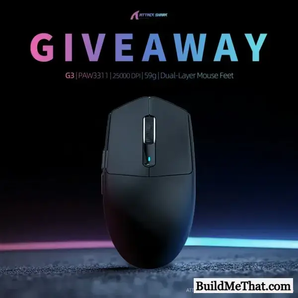 ATTACK SHARK G3 MOUSE Giveaway