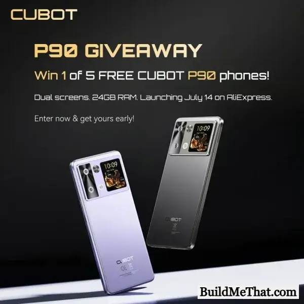 CUBOT P90 Smart Phone Giveaway