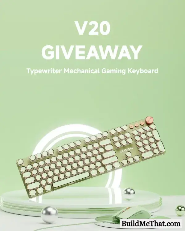 EWEADN V20 Typewriter Keyboard GIVEAWAY