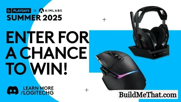 Logitech G PLAYDAYS x Aimlabs Summer Giveaway