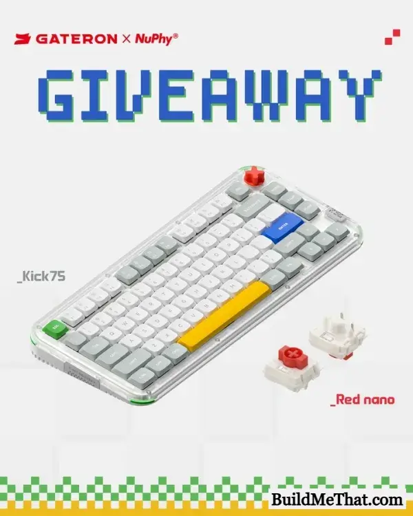 NuPhy Kick75 Hybrid-Profile Mechanical Keyboard Giveaway