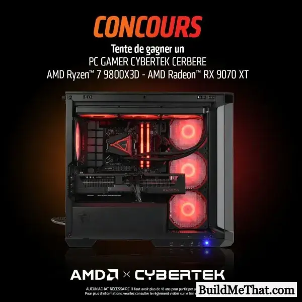Win a CYBERTEK CERBERE With 9800 3D And RX 9070 XT
