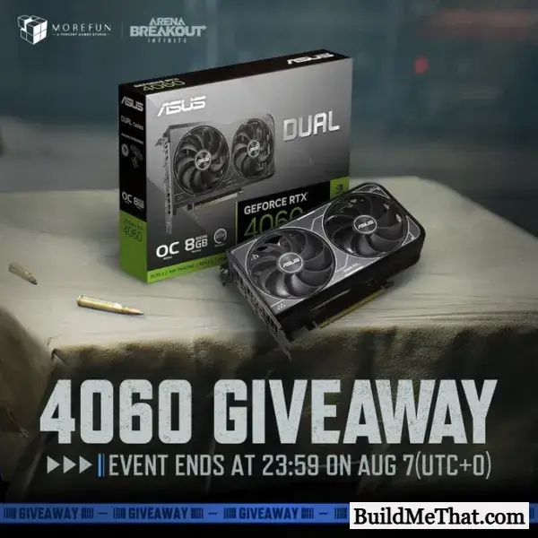 Win a Free Asus RTX 4060 Giveaway