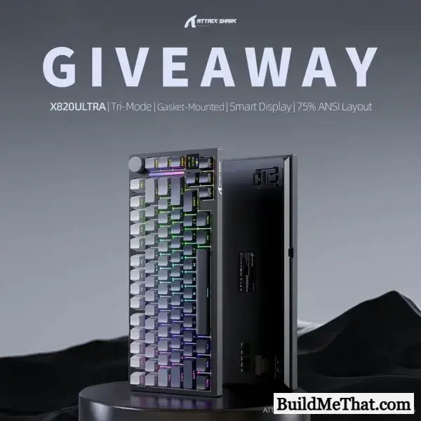 Win a Free ATTACK SHARK X820ULTRA KEYBOARD