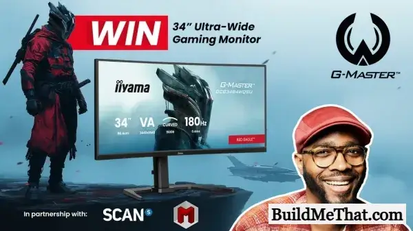 Win a G-Master Red Eagle 34″ Ultra-Wide Curved Gaming Monitor