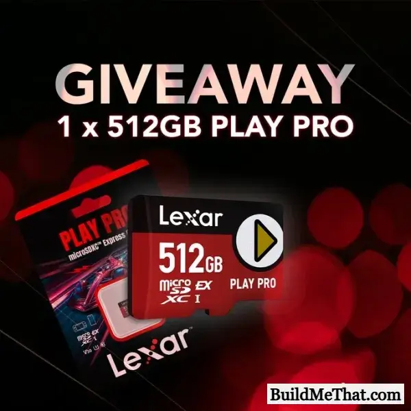 12GB PLAY PRO microSDXC Express Card Giveaway From Lexar Gaming