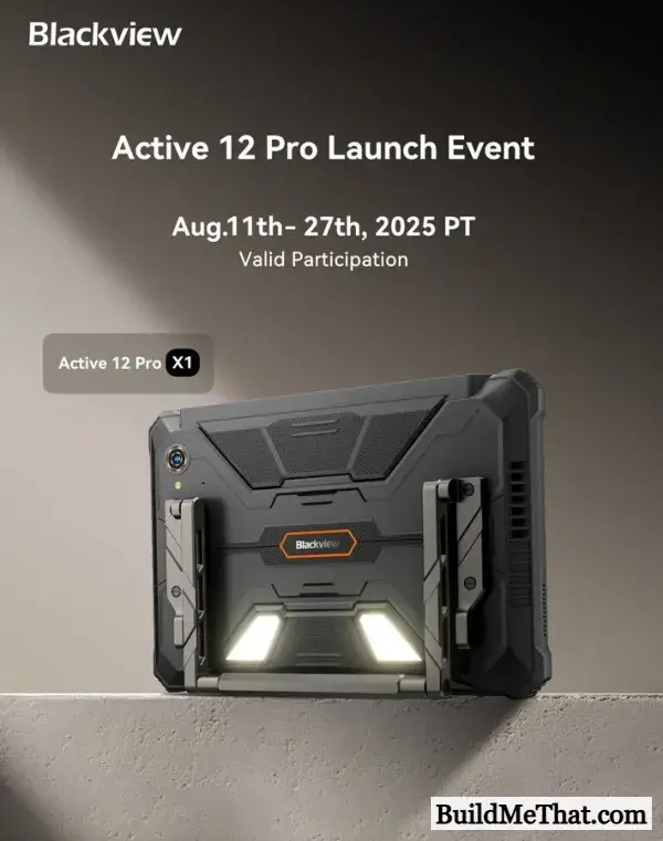 Blackview Active 12 Pro Tablet Giveaway