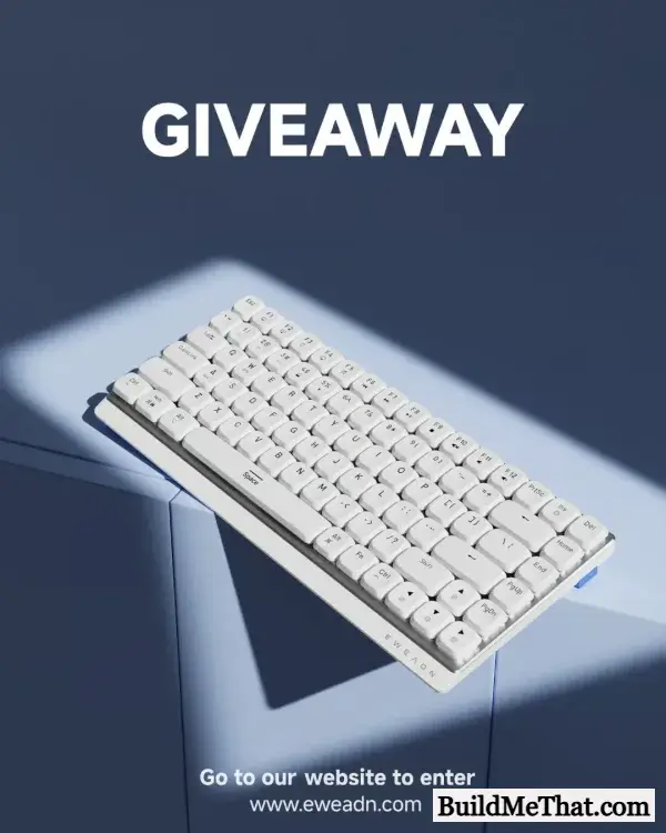 EWEADN MK84 Low Profile Keyboard Giveaway