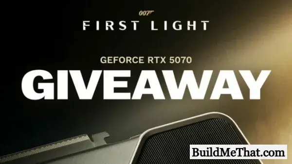 First Light GeForce RTX 5070 Giveaway