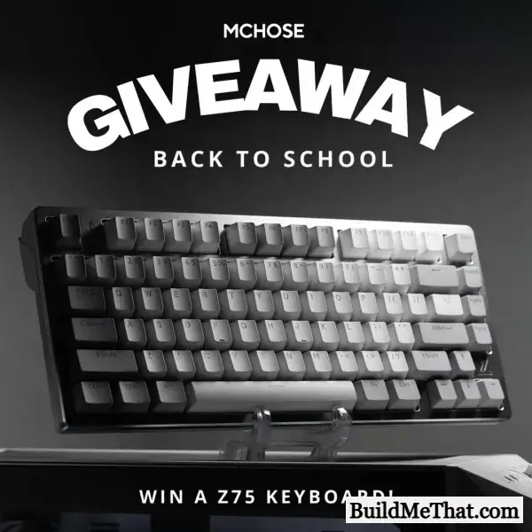 MCHOSE Z75 Keyboard Giveaway