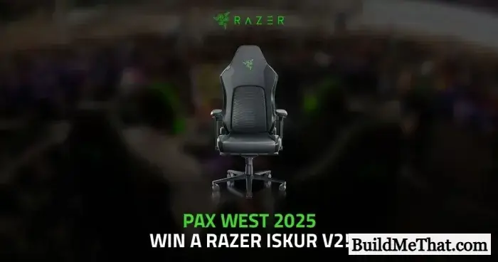 PAX West 2025 Razer Iskur V2 Giveaway