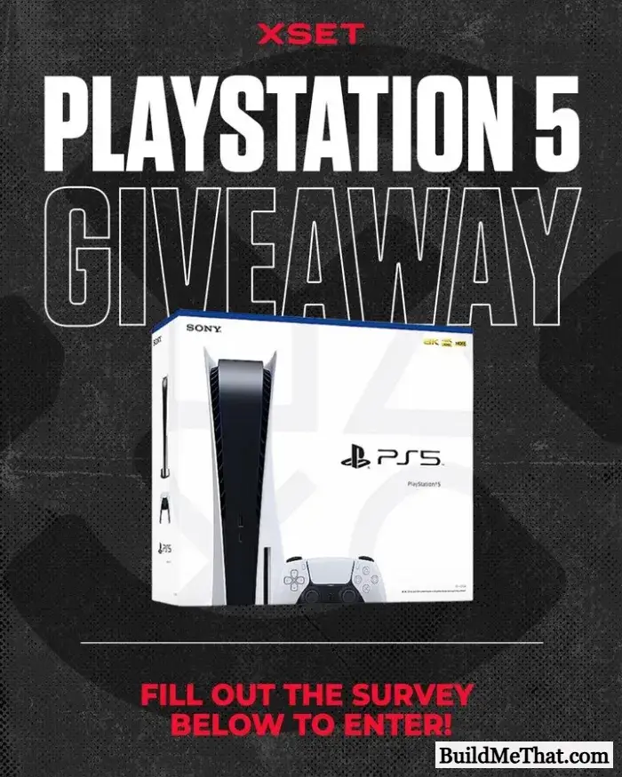 PS5 Giveaway From XSET