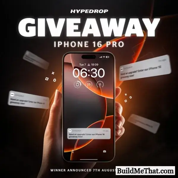 Win a iPhone 16 Pro Giveaway From HypeDrop