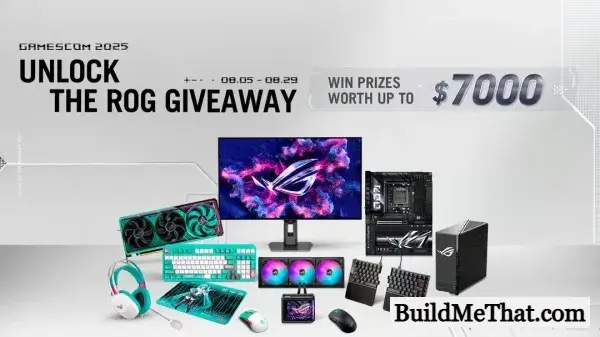 Win Complete Gaming PC Parts With ROG Gamescom 2025 Giveaway