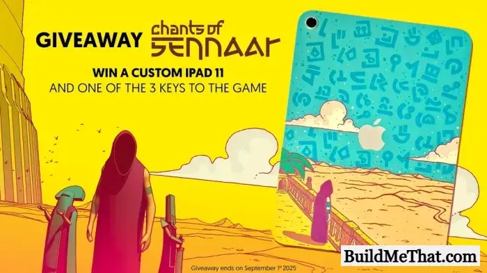 Win Custom Ipad From Chants of Sennaar Launch Giveaway