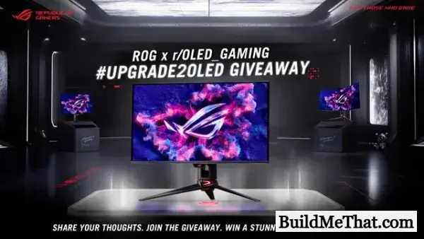 Win OLED Gaming Monitor From ROG