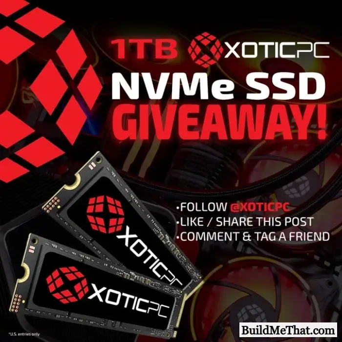 1TB NVMe SSD Giveaway By XOTIC PC