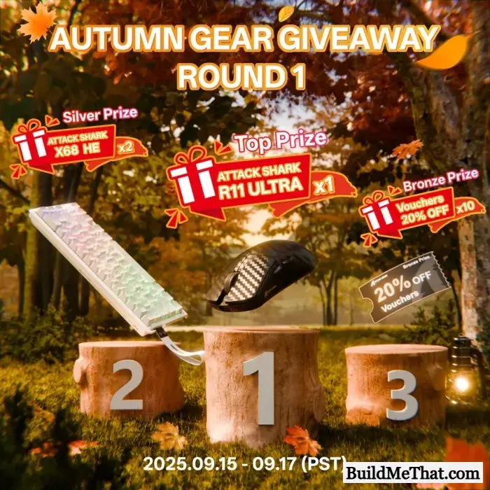 ATTACK SHARK Autumn Gear Giveaway Round 1