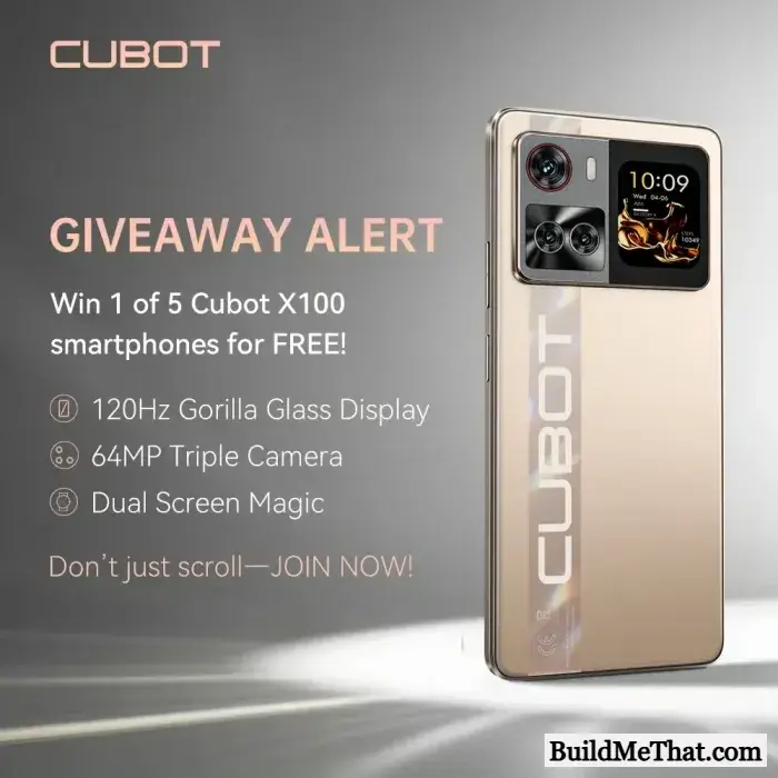Cubot X100 Smartphone Giveaway