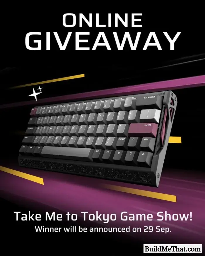 EV63 HE Keyboard Giveaway By IQUNIX