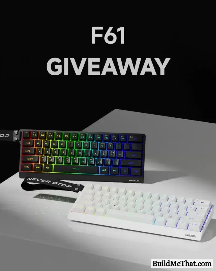 EWEADN F61 Wireless Gaming Keyboard Giveaway