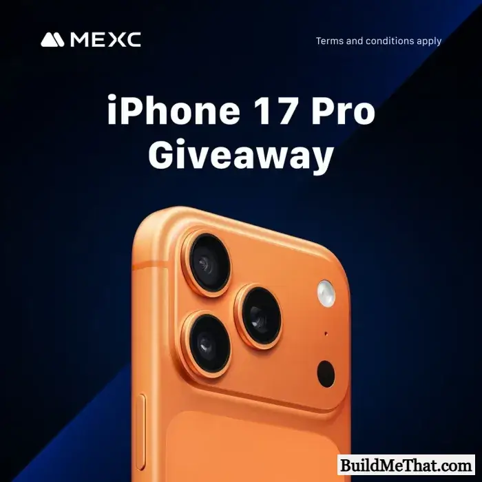 Free iPhone 17 Pro Giveaway From MEXC