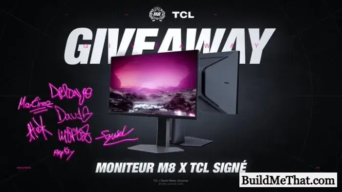 Gentle Mates M8 X TCL Gaming Monitor Giveaway