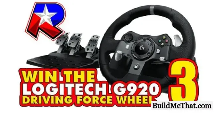 Logitech G920 Driving Force Racing Wheel Giveaway