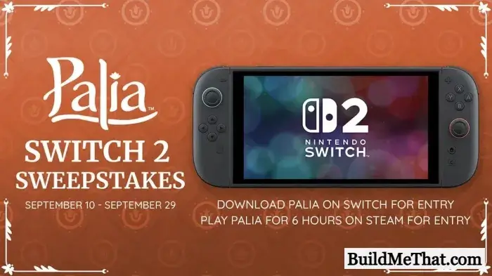 Palia Nintendo Switch 2 Sweepstakes