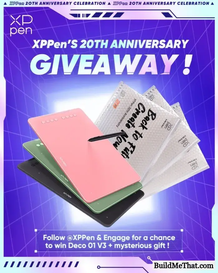 Win a ​​Deco 01 V3 Tablet From XPPen