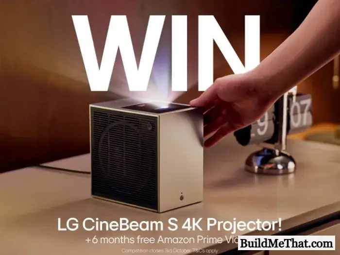 WIN a brand new LG CineBeam S 4K Mini Projector