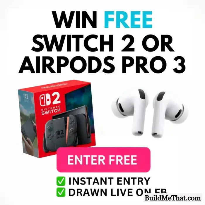 WIN a Nintendo Switch 2 Or AirPods Pro 3