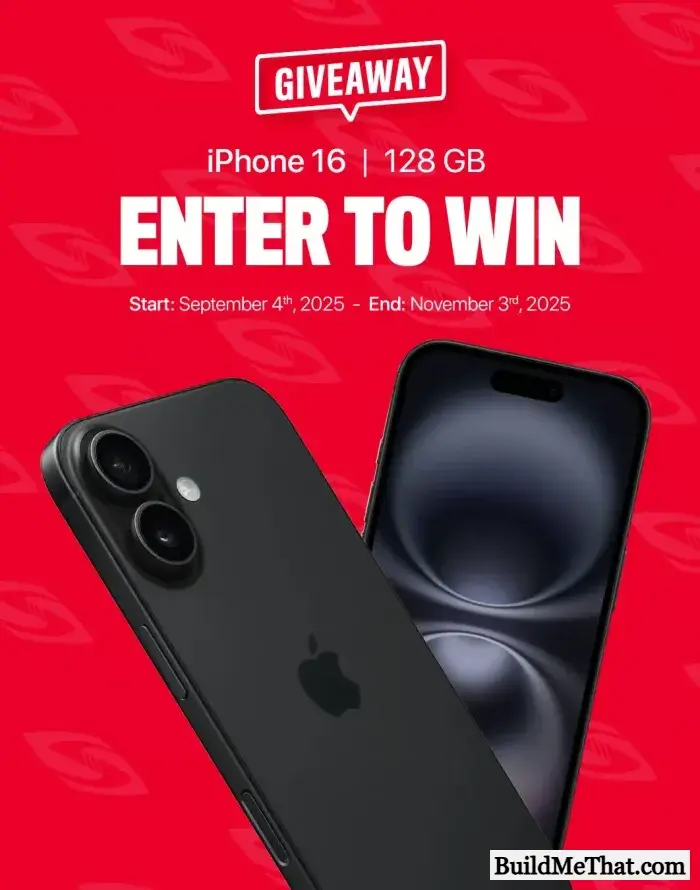 WIN an iPhone 16 128GB Giveaway