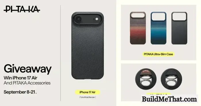 Win iPhone 17 Air From PITAKA