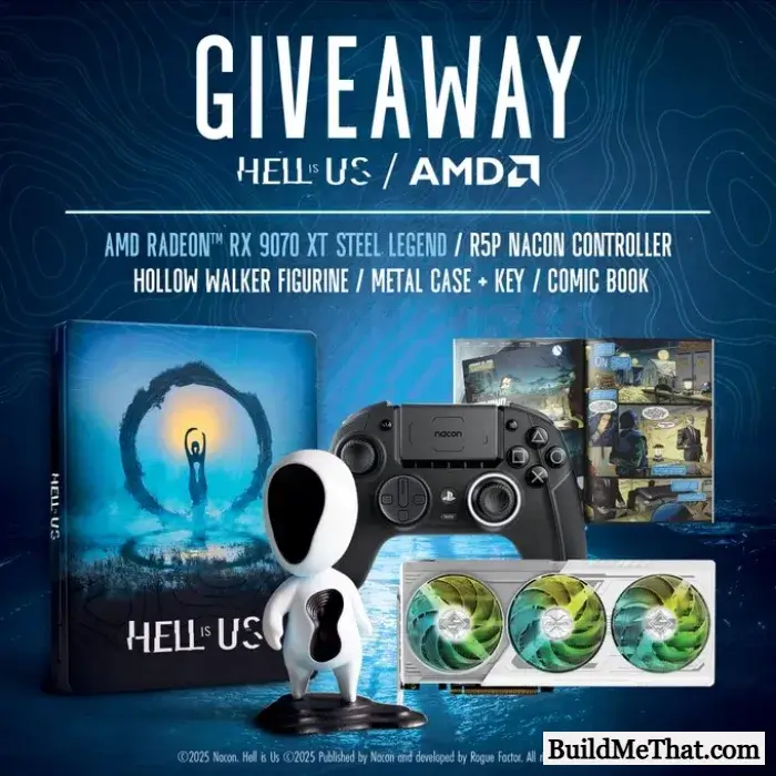 Win Radeon RX 9070 XT and Nacon Controller By AnnieFuchsia