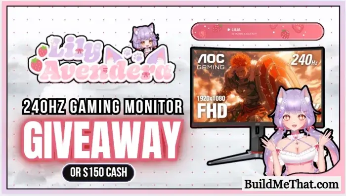 240Hz Gaming Monitor Giveaway By Lilia