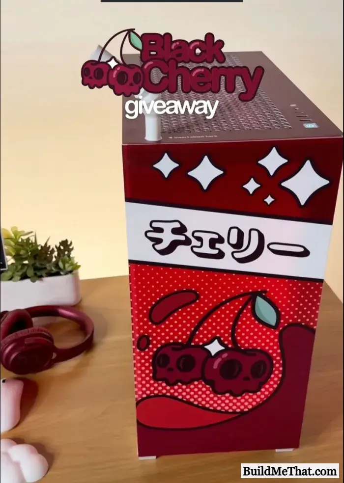 Black Cherry PC Case Giveaway By Ironside